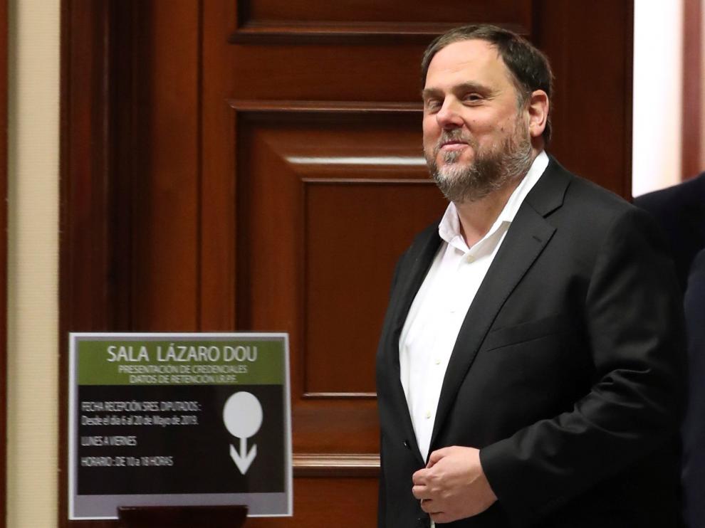Diputados electos catalanes presos en el Congreso