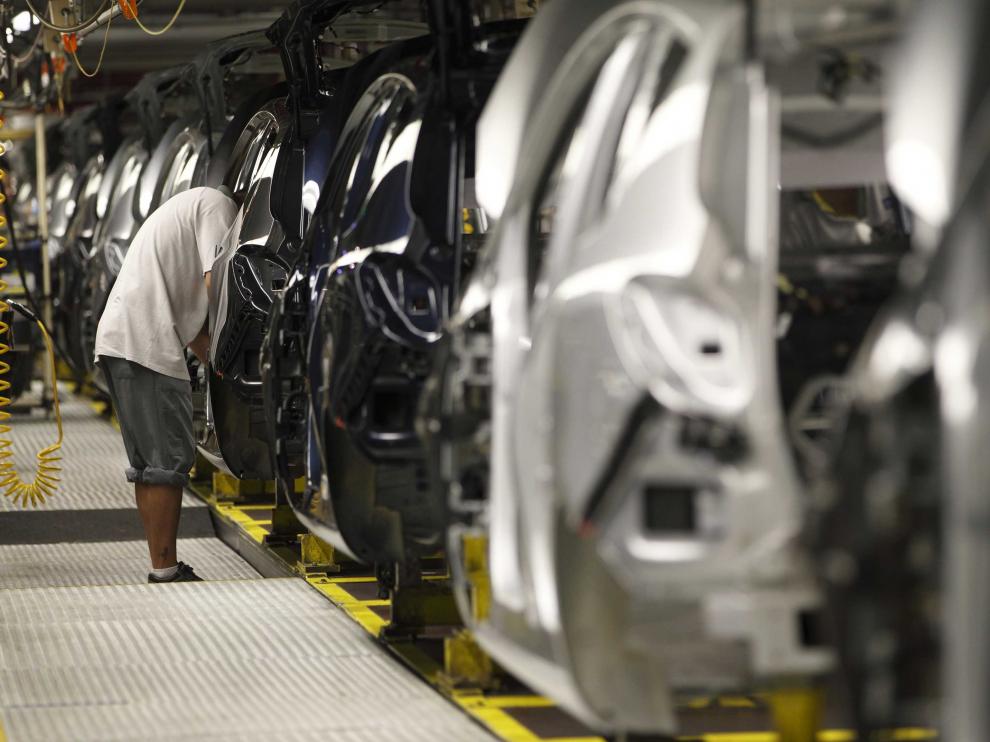 Instalaciones de la factoría de Opel PSA en Figueruelas (Zaragoza).