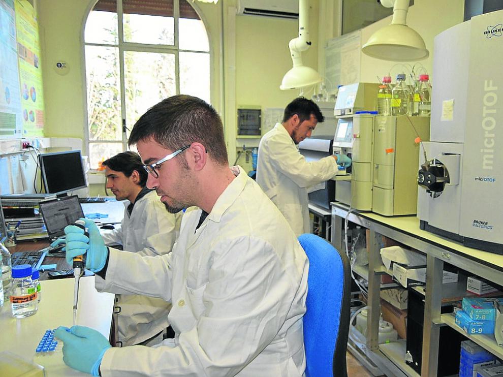 Laboratorio de espectometría de masas de la EEAD-CSIC en Zaragoza.