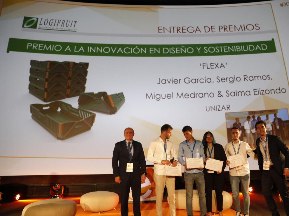 Los galardonados de la Universidad de Zaragoza han recogido el premio en Madrid.