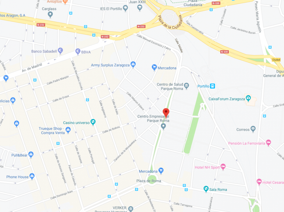 El suceso ha tenido lugar en la calle de Vicente Verdusán, en Zaragoza.