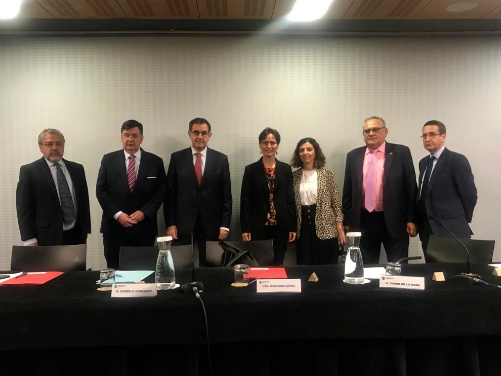 Foto del acto en el que Carmelo González ha sido reelegido hoy en Madrid.