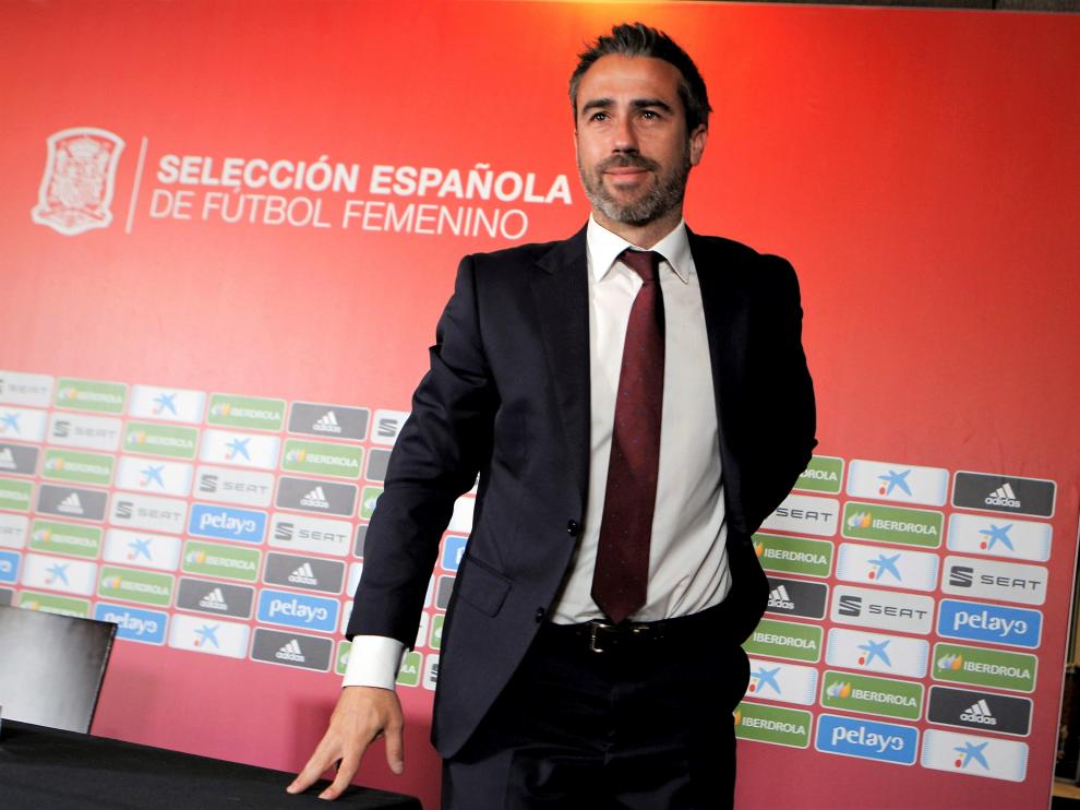 El seleccionador Jorge Vilda.