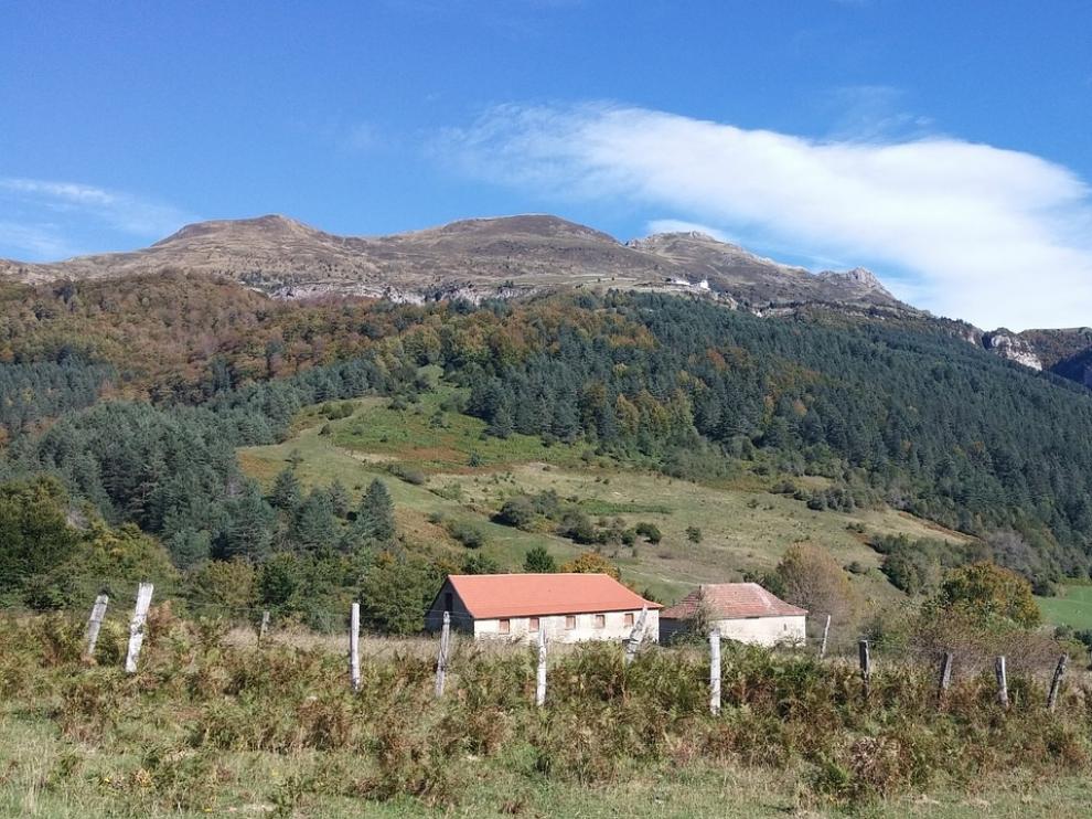 Un paisaje del navarro valle del Roncal.