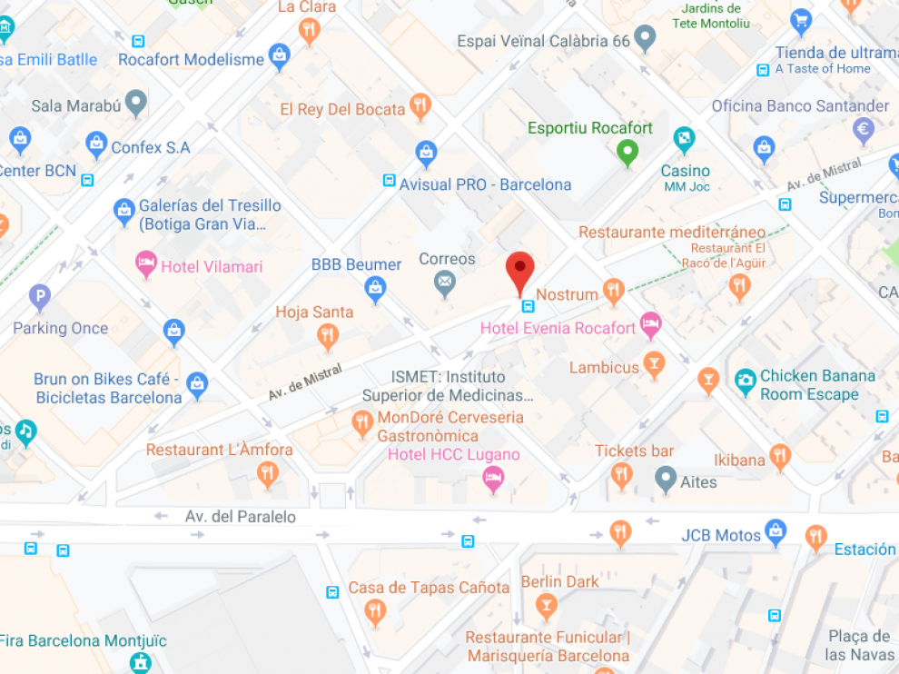 Los hechos ocurrieron en un bar situado en la avenida Mistral.