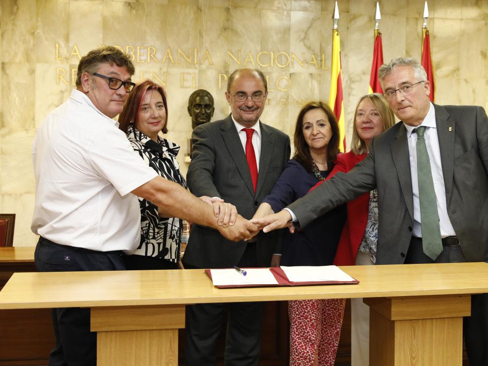El convenio de colaboración para estas obras se firmó este miércoles.