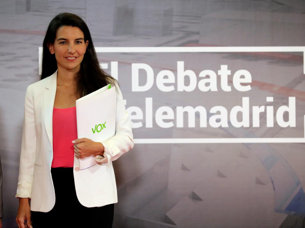 Rocío Monasterio, candidata de Vox a la presidencia de la Comunidad de Madrid