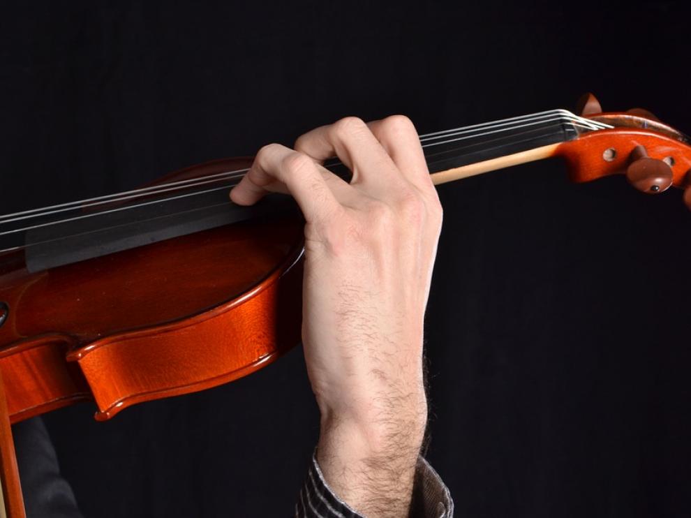 Foto de archivo de un violín