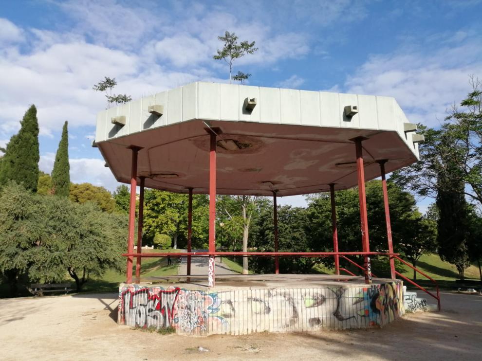 El quiosco del Parque de Torre Ramona, "un peligro"