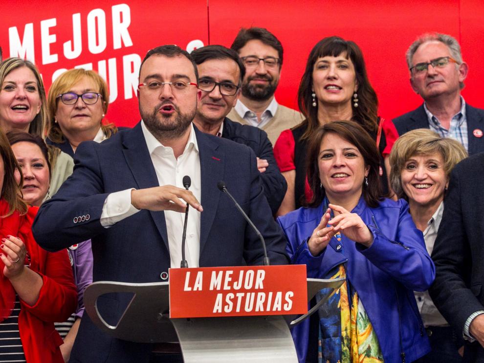 Adrián Barbón, líder del PSOE en Asturias.