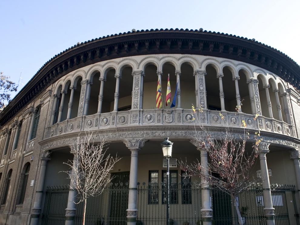 El grupo escolar Gascón y Marín de Zaragoza.