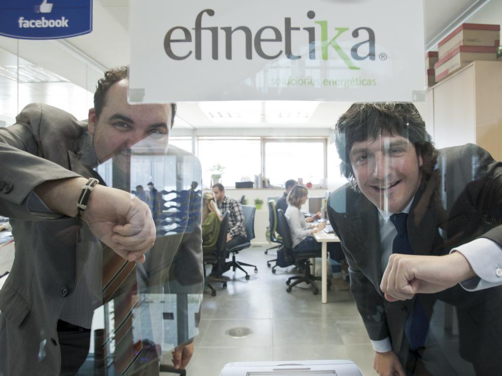 Benito Grande y Vicente García, de Efinetika.