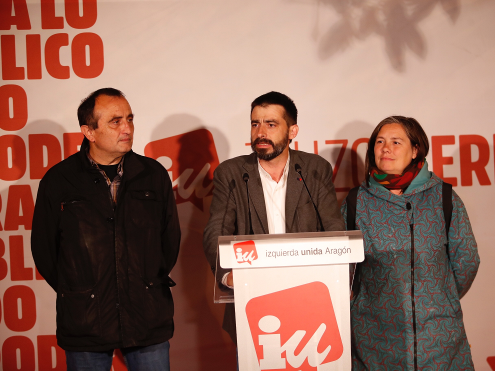 Álvaro Sanz ha hablado pasadas las 0.30 en un set montado en la plaza del Pilar.