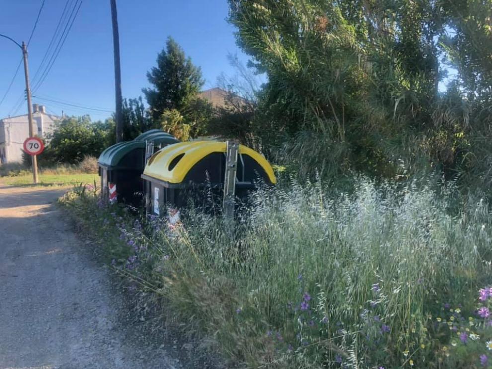 contenedores en Montañana