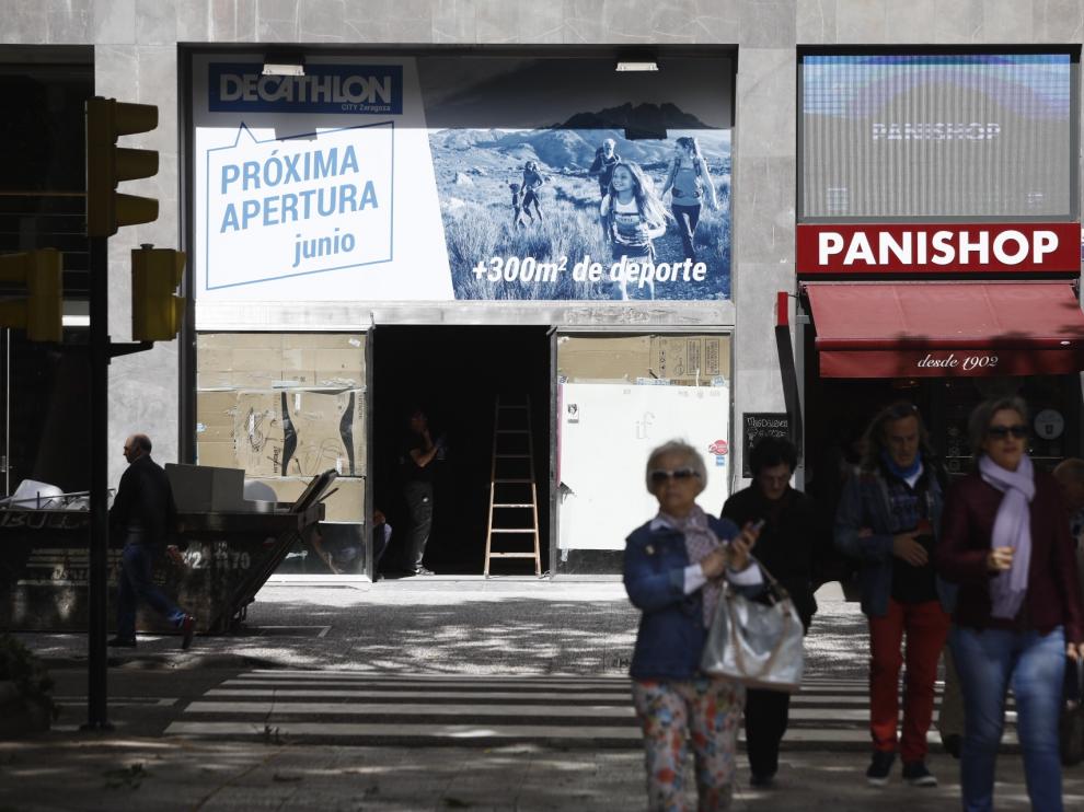 La nueva tienda de Decathlon en paseo de Sagasta 10