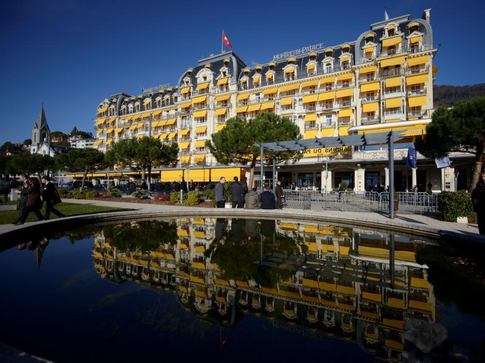 Fotografía de archivo del hotel Montreux-Palace de Suiza donde se celebrará la reunión.