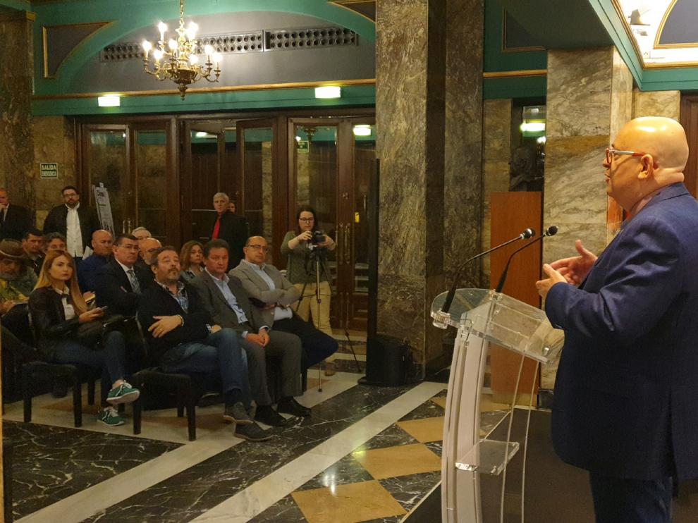 Presentación del Festival de las Piedras en el Teatro Principal de Zaragoza.