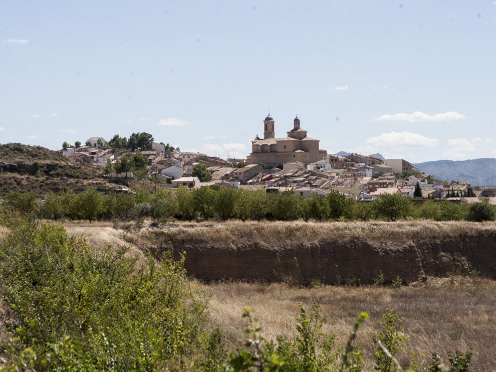 Vista de Castelserás (Teruel).