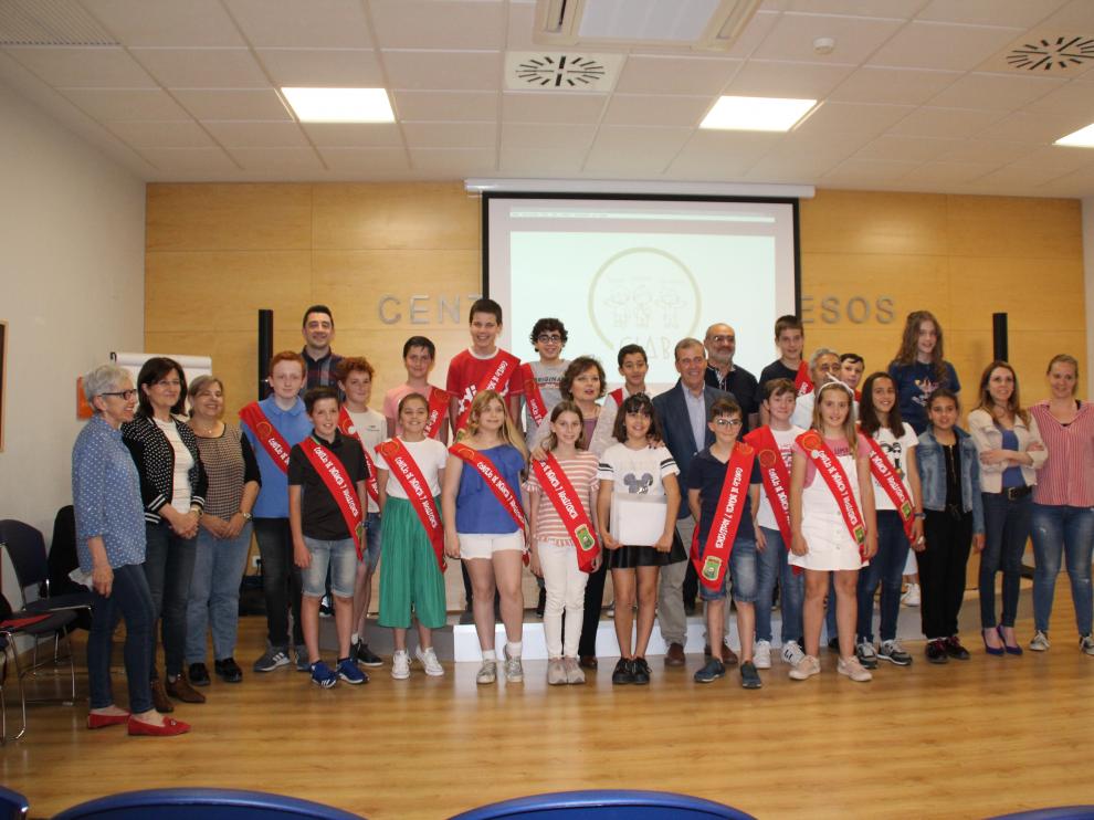 Los jóvenes consejeros, en la sesión plenaria de esta semana.