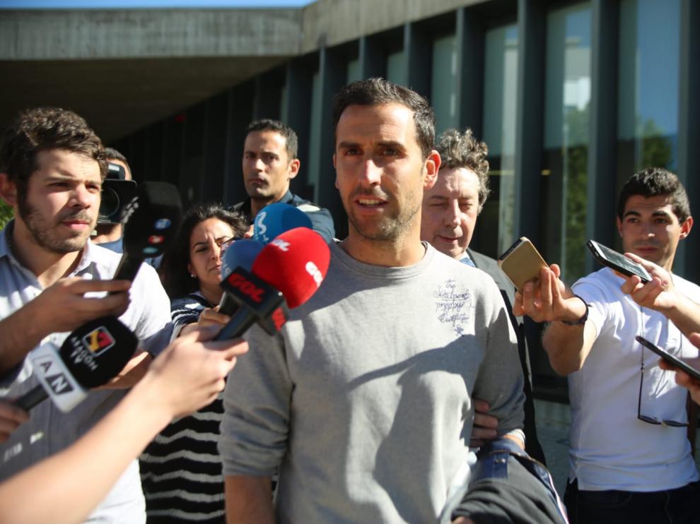 Íñigo López, a su salida del juzgado.
