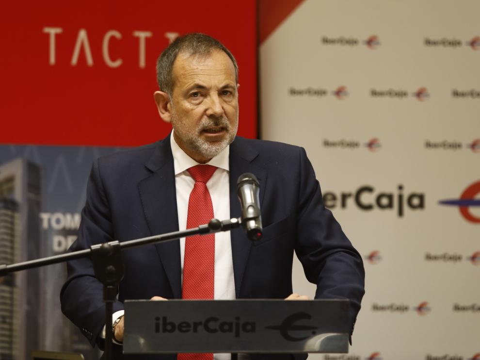 El socio director de Tactio Mario Fornós, este jueves, en Zaragoza.