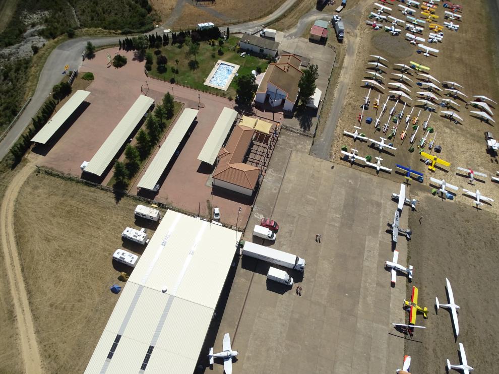 El aeródromo de Santa Cilia.