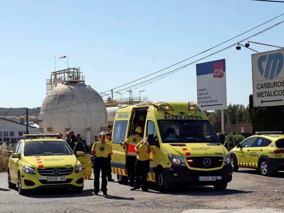 La fuga de amoniaco ha ocurrido en la fábrica Carburos Metálicos del polígono norte de Tarragona.