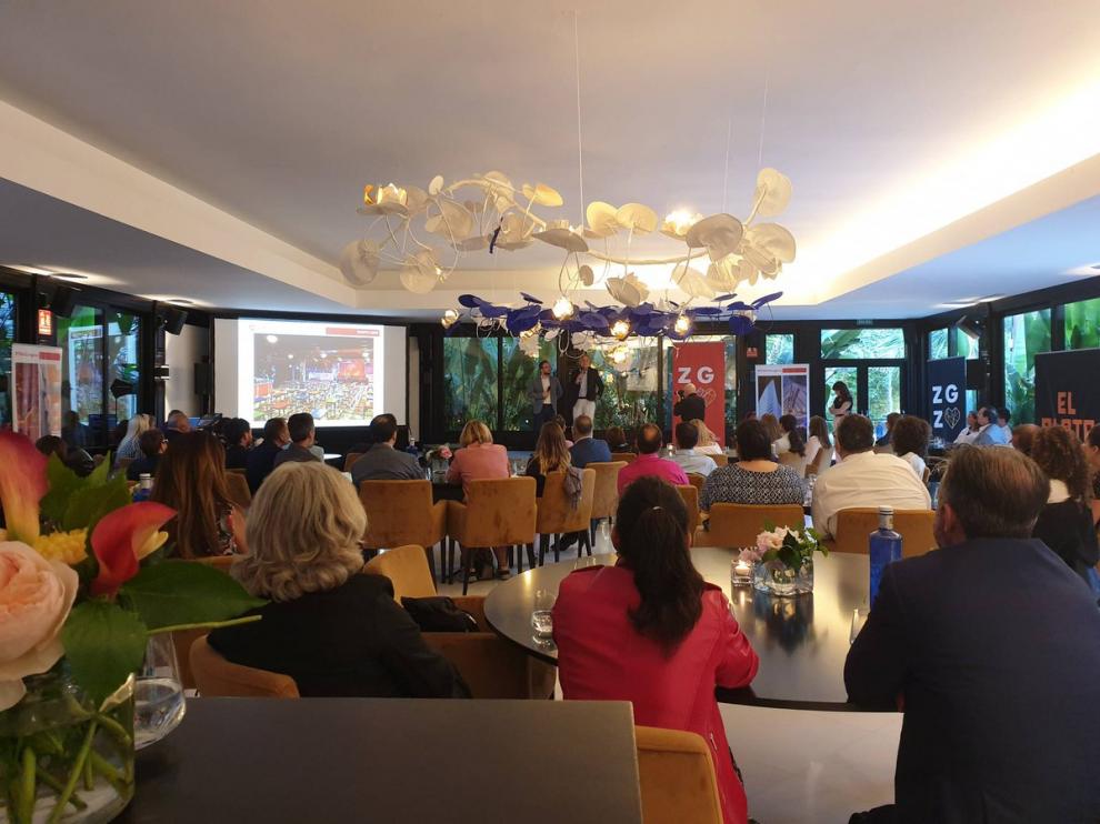 Imagen de la presentación de El Plata Cabaret ante las empresas de eventos de Málaga.
