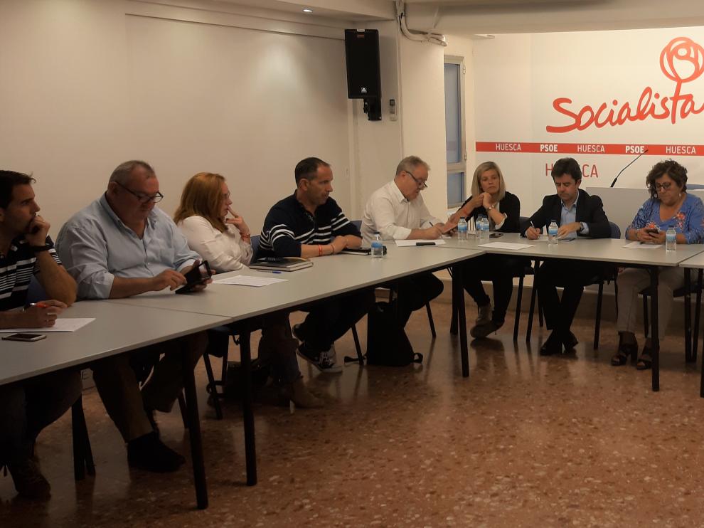 Reunión de la Ejecutiva que el pasado jueves tomó aprobó el documento.