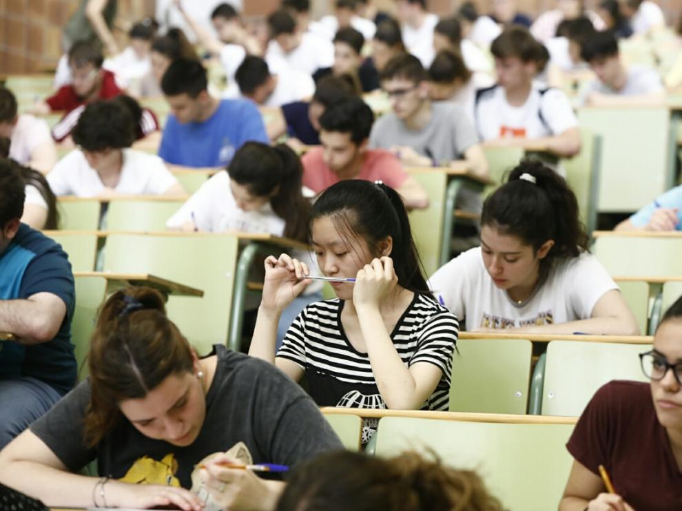 Comienza la selectividad de junio 2019 en Aragón