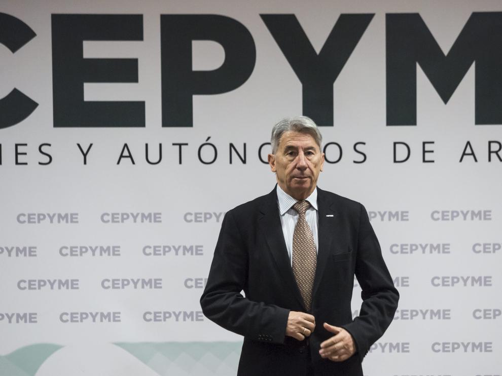 Aurelio López de Hita, presidente de Cepyme Aragón