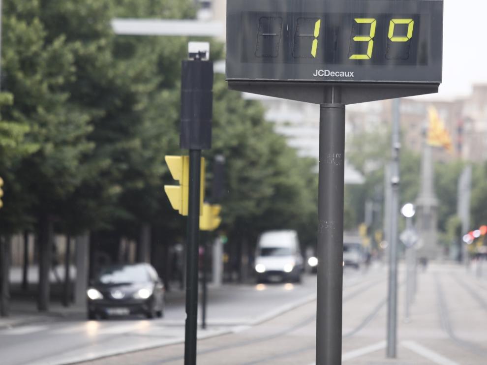Bajada acusada de las temperaturas en todo Aragón.