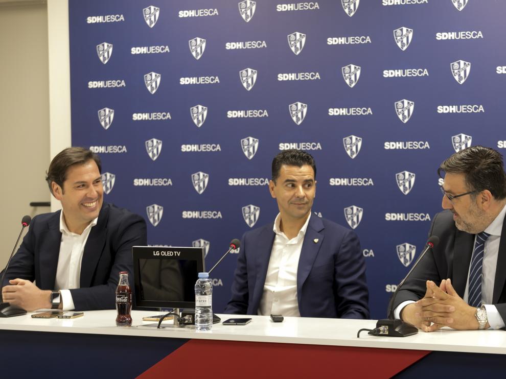 De izquierda a derecha, Rubén García, Míchel Sánchez y Manuel Torres.
