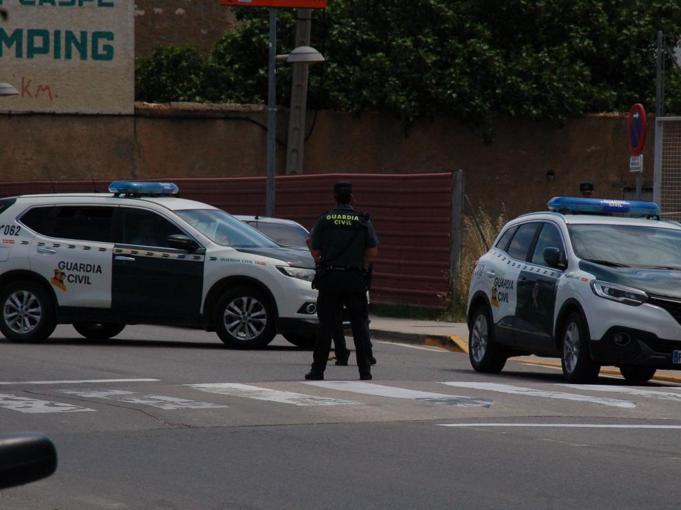Momento en el que los detenidos han sido trasladado al juzgado.