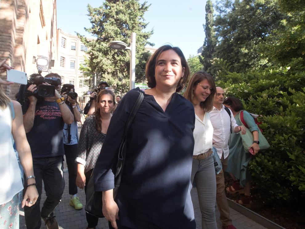 La alcaldesa en funciones de Barcelona, Ada Colau.