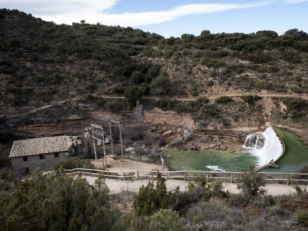 El Salto de Bierge es una de las piscinas naturales más populares de Aragón.