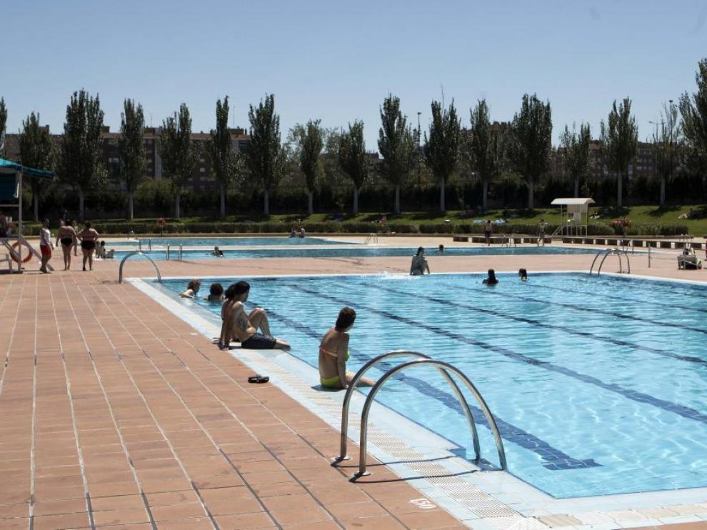 Piscina de la Jota, el primer día de este verano.