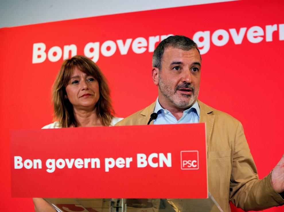 El candidato del PSC a la alcaldía de Barcelona, Jaume Collboni.