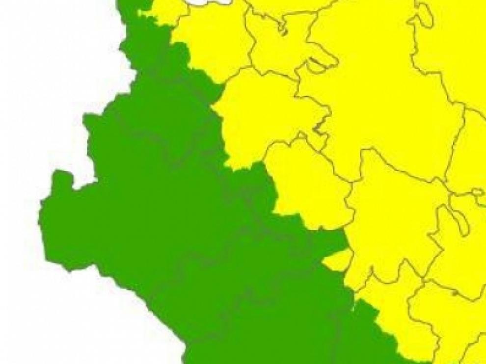 Alerta naranja por riesgo de incendios forestales en el Bajo Ebro