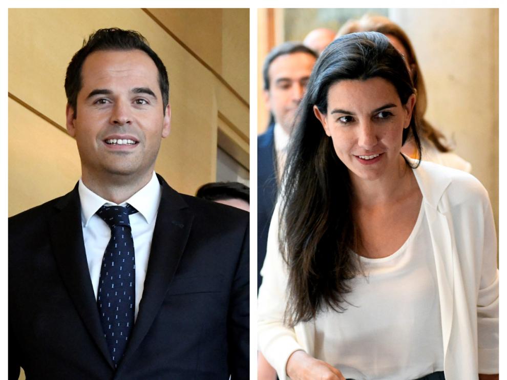 El candidato de Cs a la Comunidad de Madrid, Ignacio Aguado, y la candidata de Vox, Rocío Monasterio.