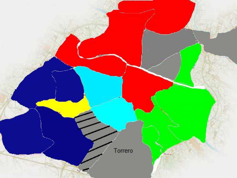 En la simulación de la guerra en Zaragoza El Actur, Valdespartera y San José está muy igualados