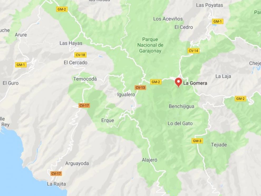 Rescatado un hombre de 73 años tras caer y pasar varios días en un barranco de La Gomera