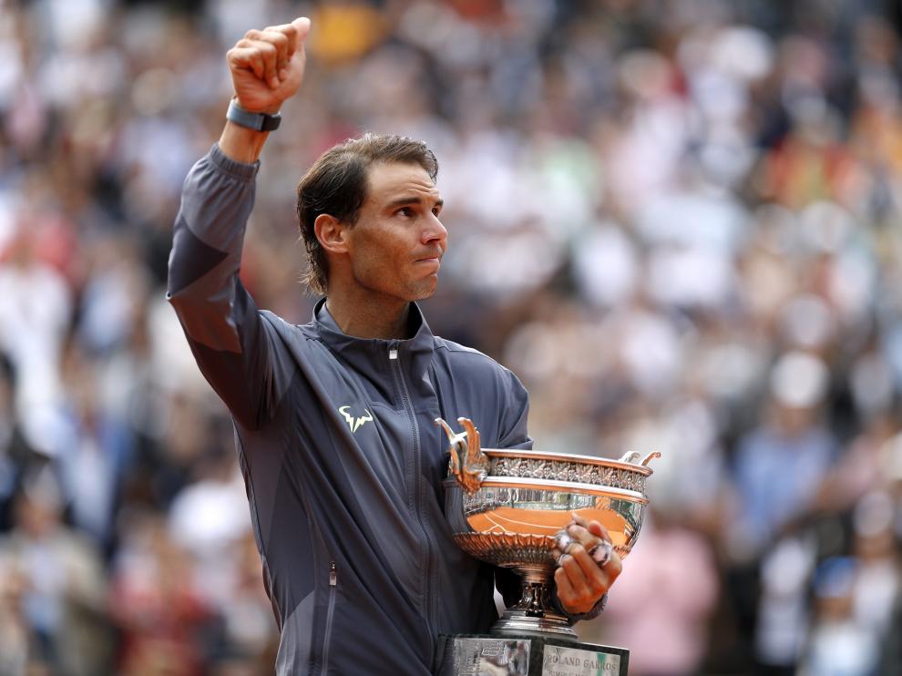 Rafa Nadal tras ganar su duodécimo Roland Garros