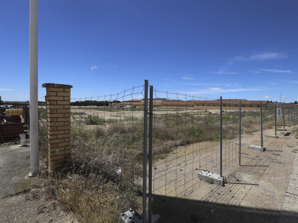 Los tinglados se construirán en la zona anexa del acuartelamiento que ha cedido el Ayuntamiento de Huesca al Ministerio.