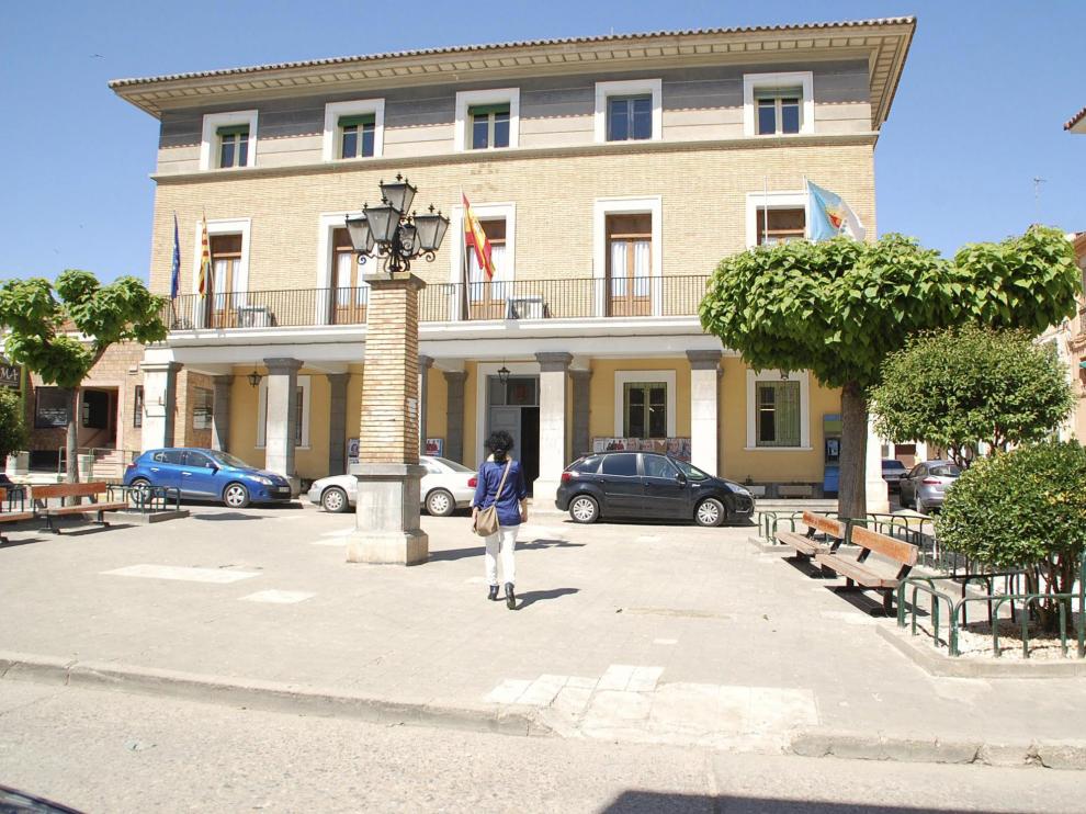 Fachada del Ayuntamiento de Sariñena