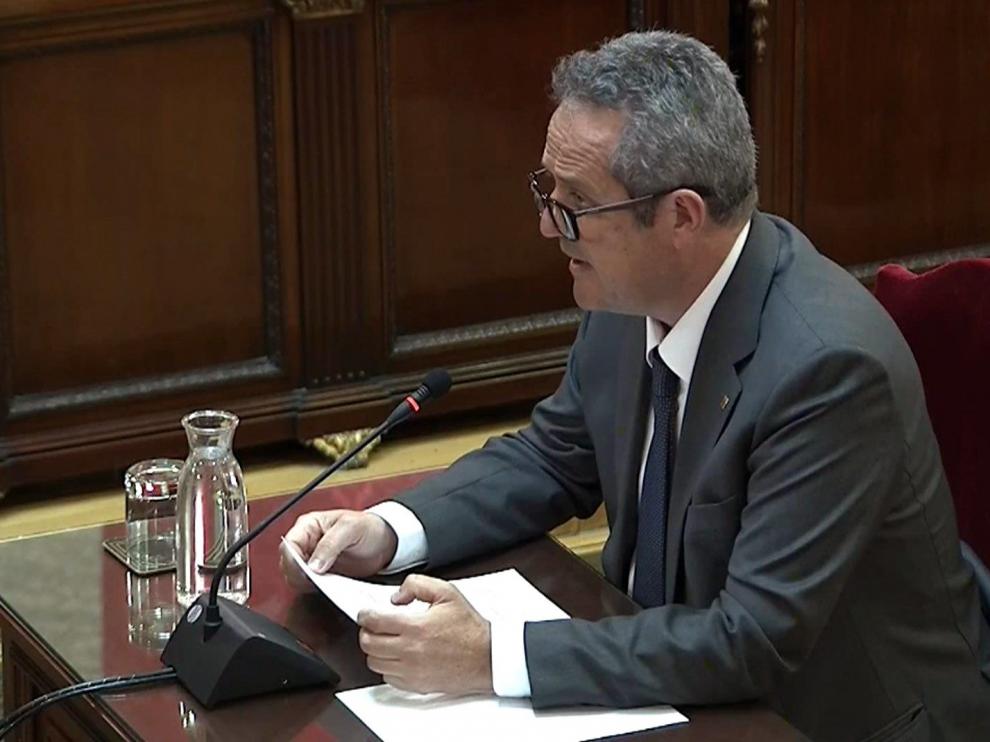 Joaquim Forn, en el Tribunal Supremo.
