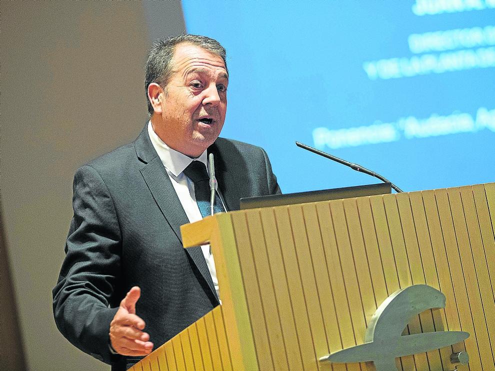 Juan Antonio Muñoz Codina, este martes en la clausura del Alumni Learning-ALP en Aragón del IESE.