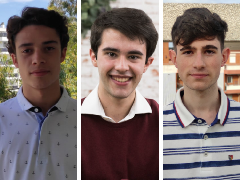Gonzalo Crespo, Javier Hombría y Pablo Becana
