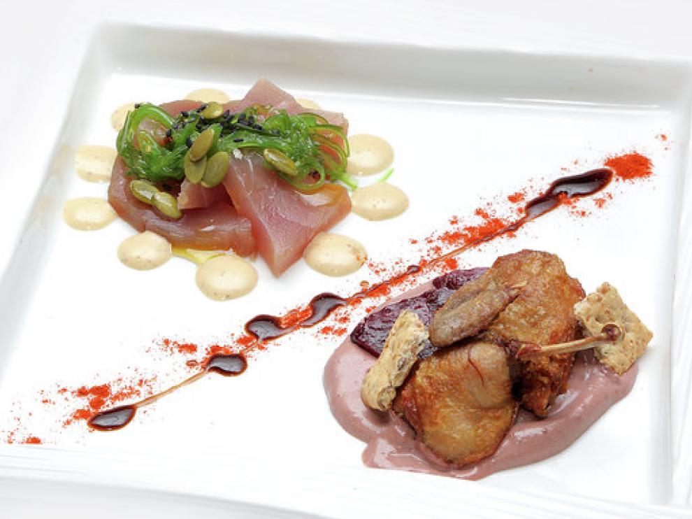 La Matilde ofrece tataki de atun y nido de codorniz con motivo del Día Mundial de la Tapa.
