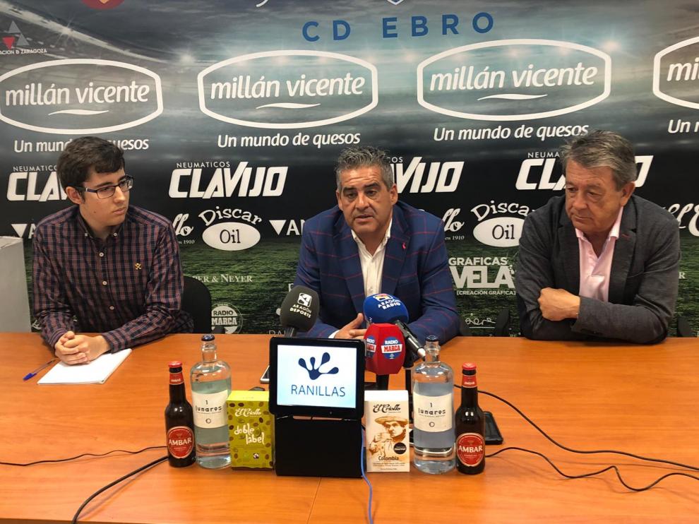 Presentación del nuevo director deportivo del Ebro